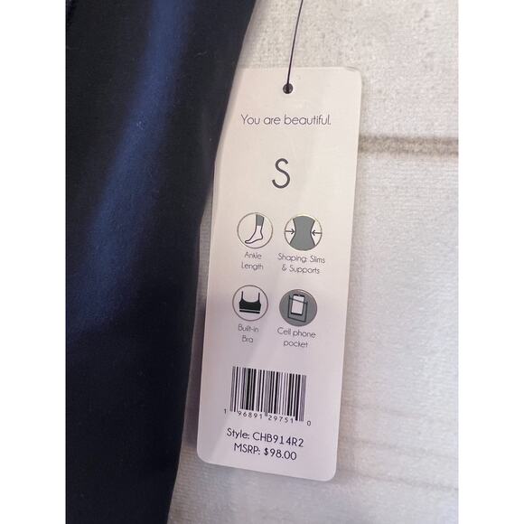 Harmony Balance NWT Size SM One Piece Long Work Out Outfit Black - Picture 5 of 6